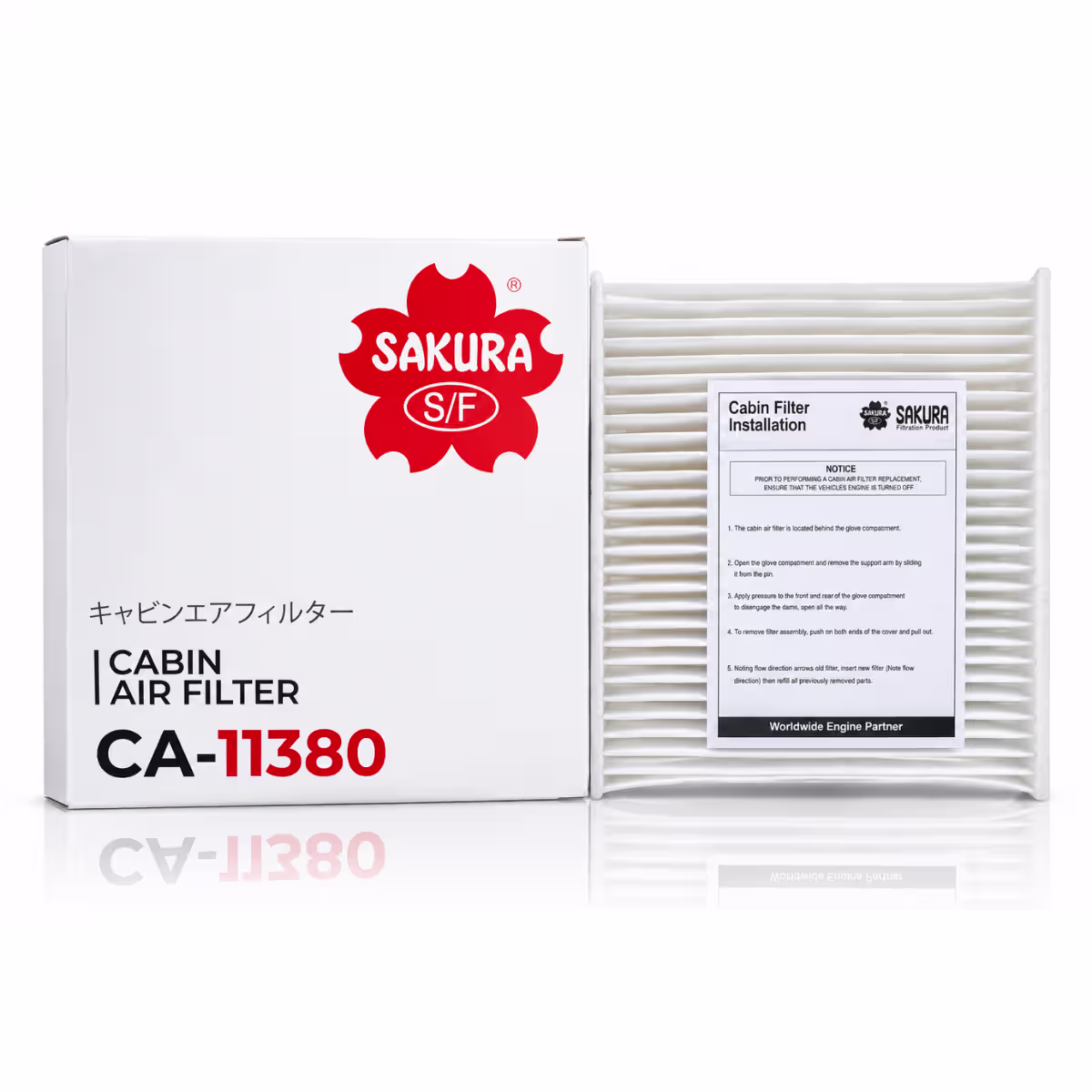 SAKURA CABIN FILTER CA-11380 FOR TOYOTA
